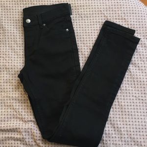 Cheap monday black skinny jeans